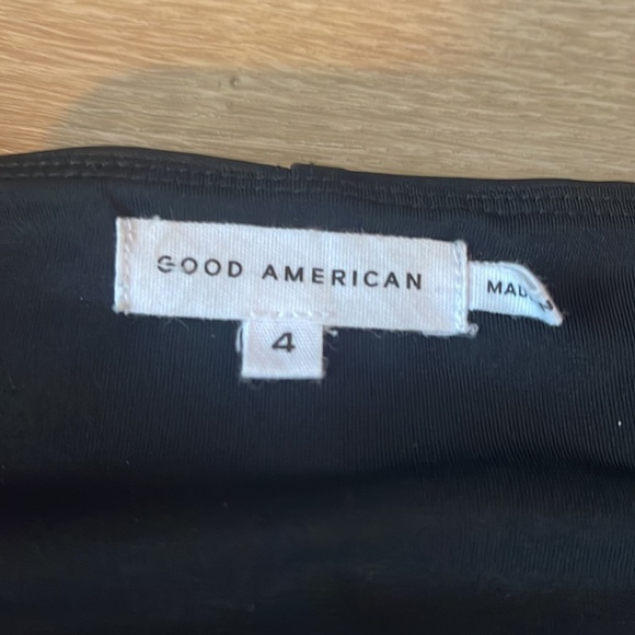 Good American Faux Leather Bodysuit sz 4 - Picture 4 of 10